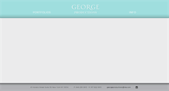 Desktop Screenshot of georgeproductions.net
